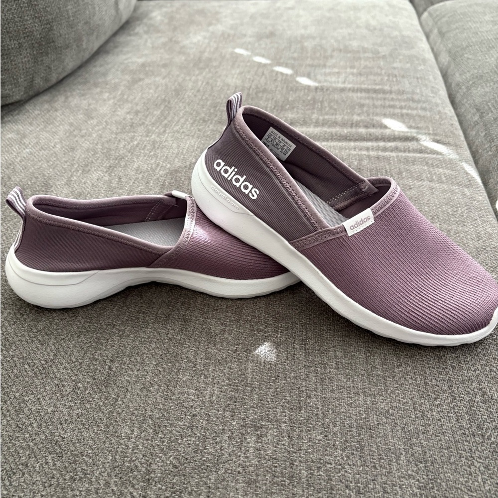 Adidas Women's Purple Slip-On Shoes